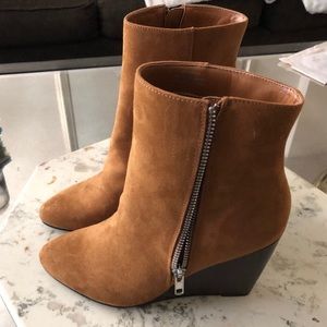 Camel colored ankle boots